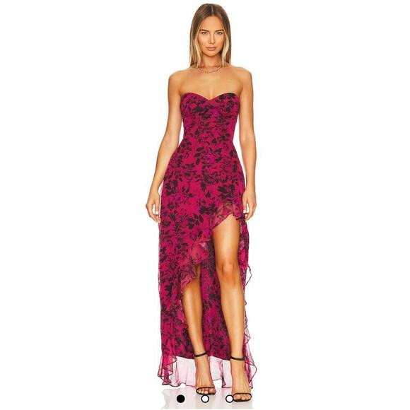 B37 Amanda Uprichard Eden Gown Womens Small Floral Swiftie Feminine Romantic - Picture 1 of 10